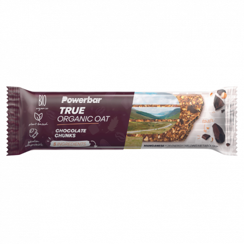 Powerbar True Organic Oat Bar - 18 x 40 gr - Chocolade Chunks