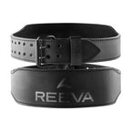 Reeva Ceinture de Fitness en Cuir Noir