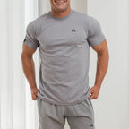 Reeva Premium Active Tee - T-shirt de Sport - Gris Clair