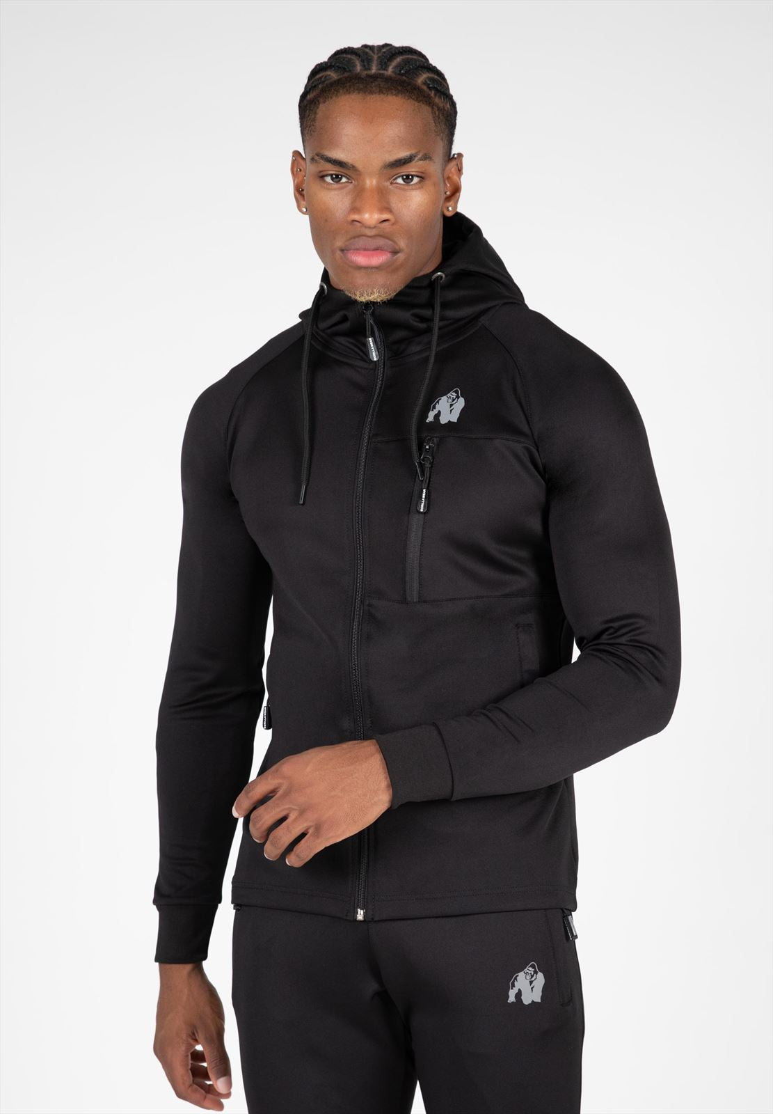 Gorilla Wear Scottsdale Trainingsjas - Track jacket - Zwart