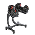 HMS Set de Haltères Réglables avec rack de Rangement - 2 x 23,8 kg
