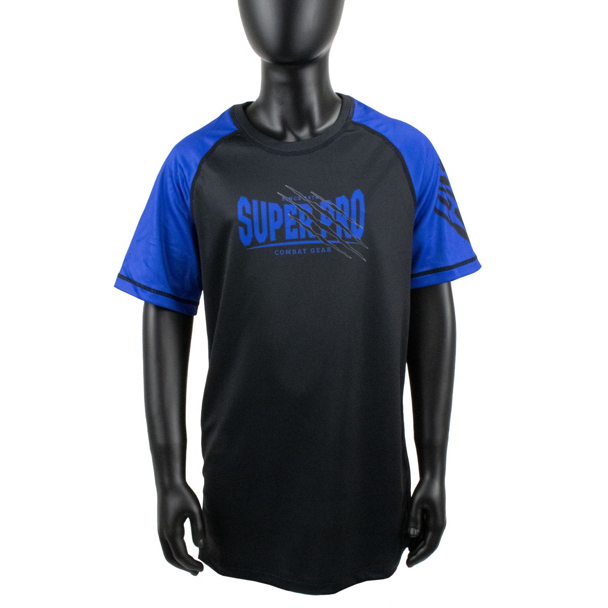 Super Pro Combat Gear T-shirt Kids Wolf - Zwart/Blauw