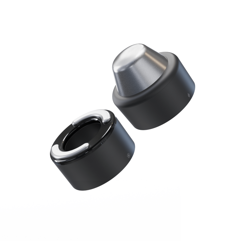 Therabody TheraFace Hot & Cold Rings - Noir