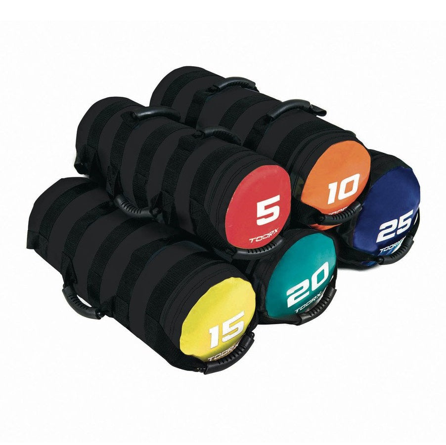 Toorx Powerbag met 6 Hendels - Geel - 15 kg