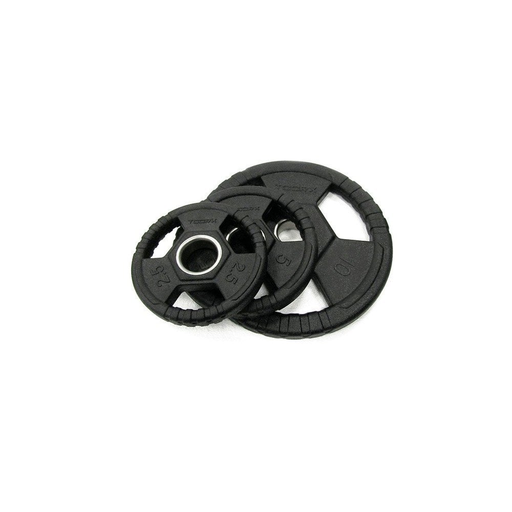 Toorx Fitness Rubber Olympische Halterschijf 50 mm - 25 kg - Per stuk