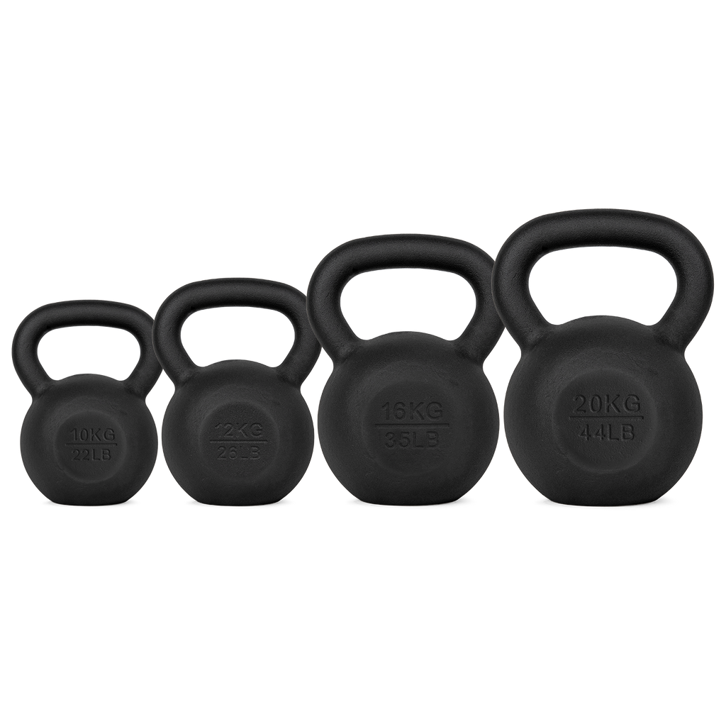 VirtuFit Kettlebell Set Cast iron 10-12-16-20 kg