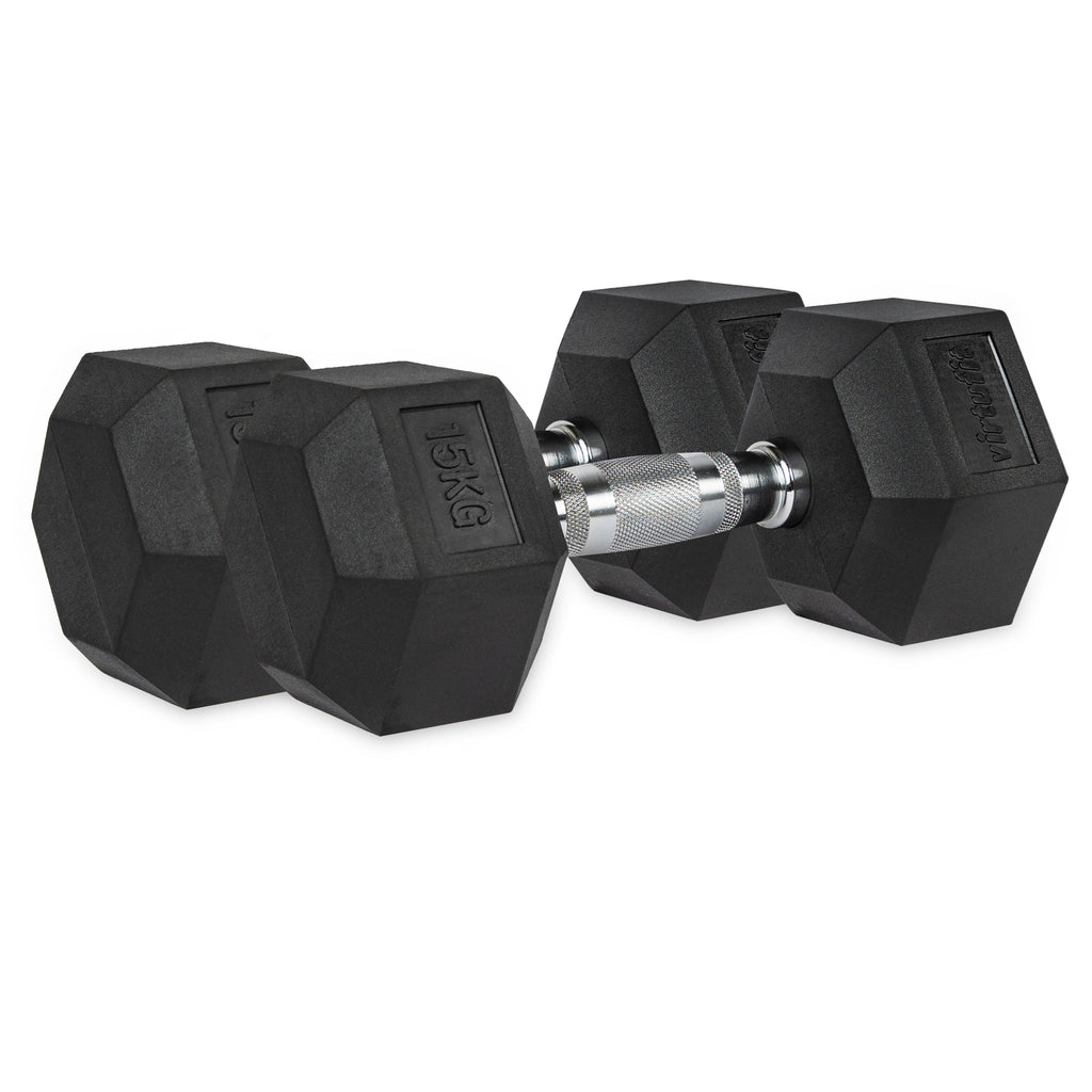 VirtuFit Hexa Dumbbell Set - 2 x 15 kg