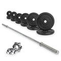 VirtuFit Kit d'Haltéres en Fonte - 90 kg