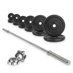 VirtuFit Kit d'Haltéres en Fonte - 90 kg
