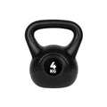 VirtuFit PVC Kettlebell - 4 kg - Noir