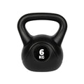 VirtuFit PVC Kettlebell - 6 kg - Noir