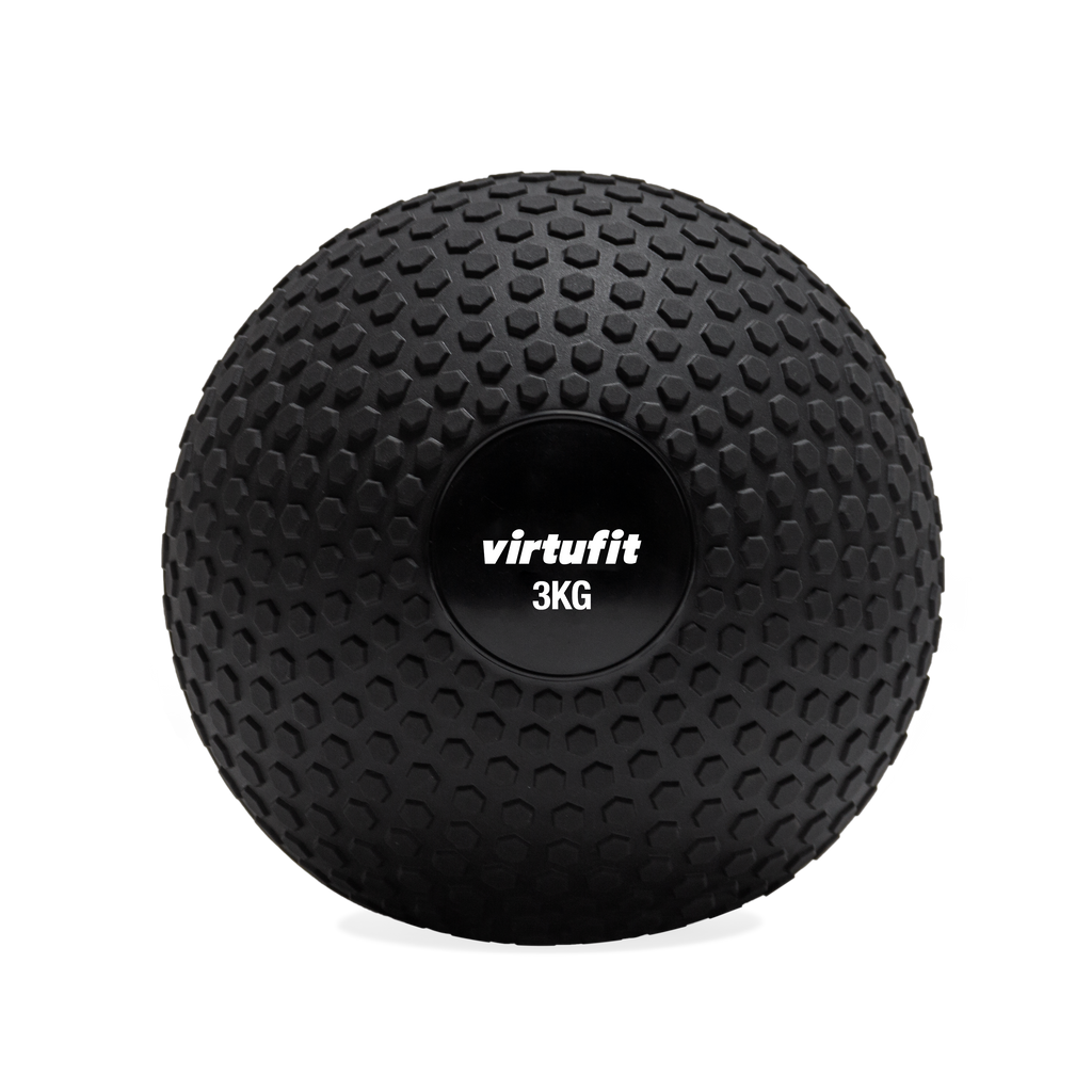 VirtuFit Slam Ball – Fitness Bal – 3 kg – Zwart