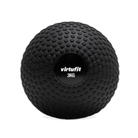 VirtuFit Slam Ball – Fitness Bal – 3 kg – Zwart