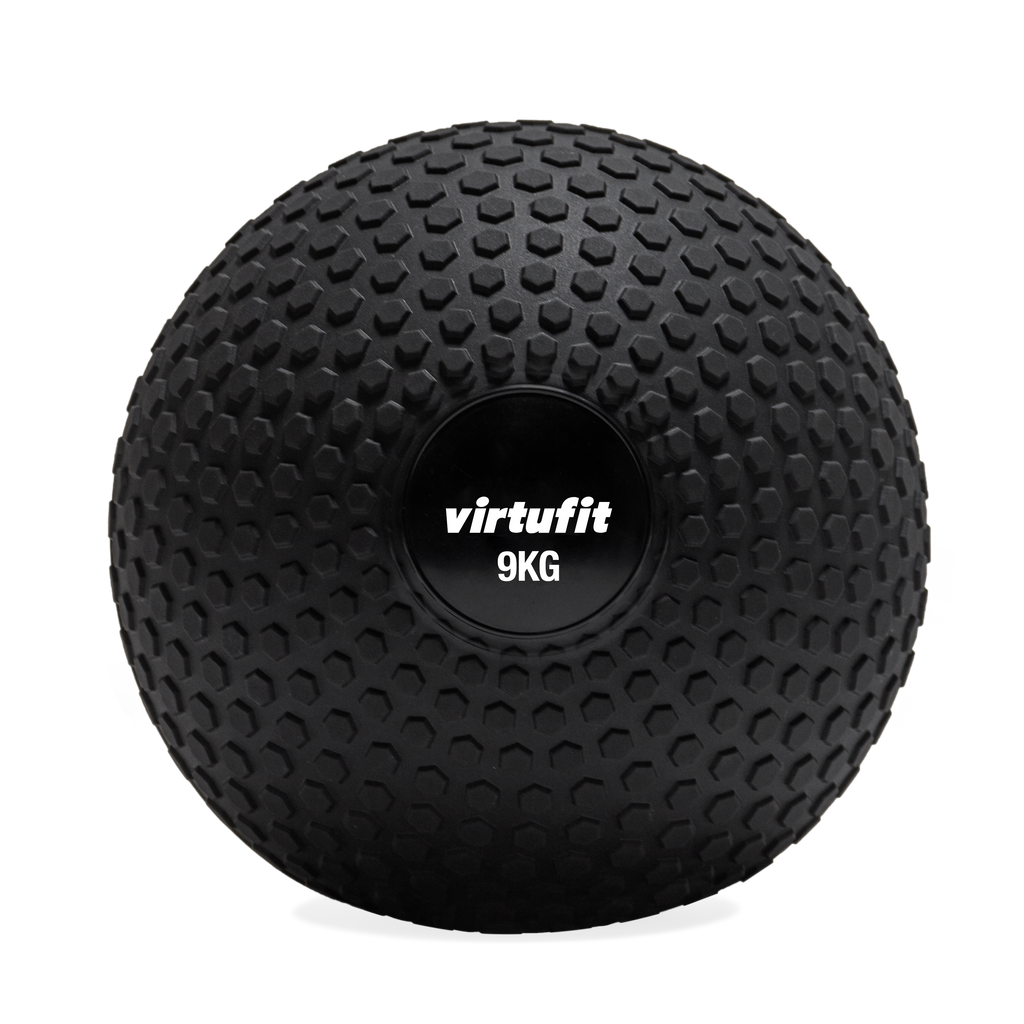 VirtuFit Slam Ball – Fitness Bal – 9 kg – Zwart