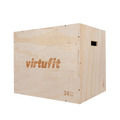 VirtuFit Plyo Box 3-en-1 en bois - Grand - 50 x 60 x 75 cm