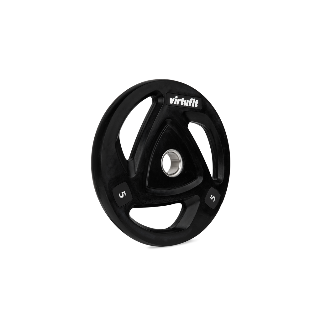 VirtuFit Plaque de Poids en Caoutchouc Olympique - 50 mm - 5 kg