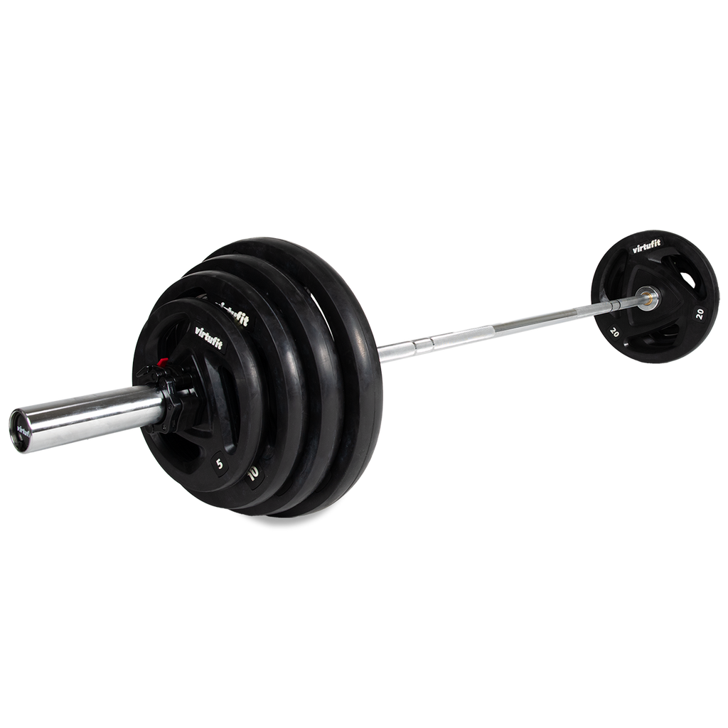 VirtuFit Olympic Rubber Dumbbell Set - 120 kg