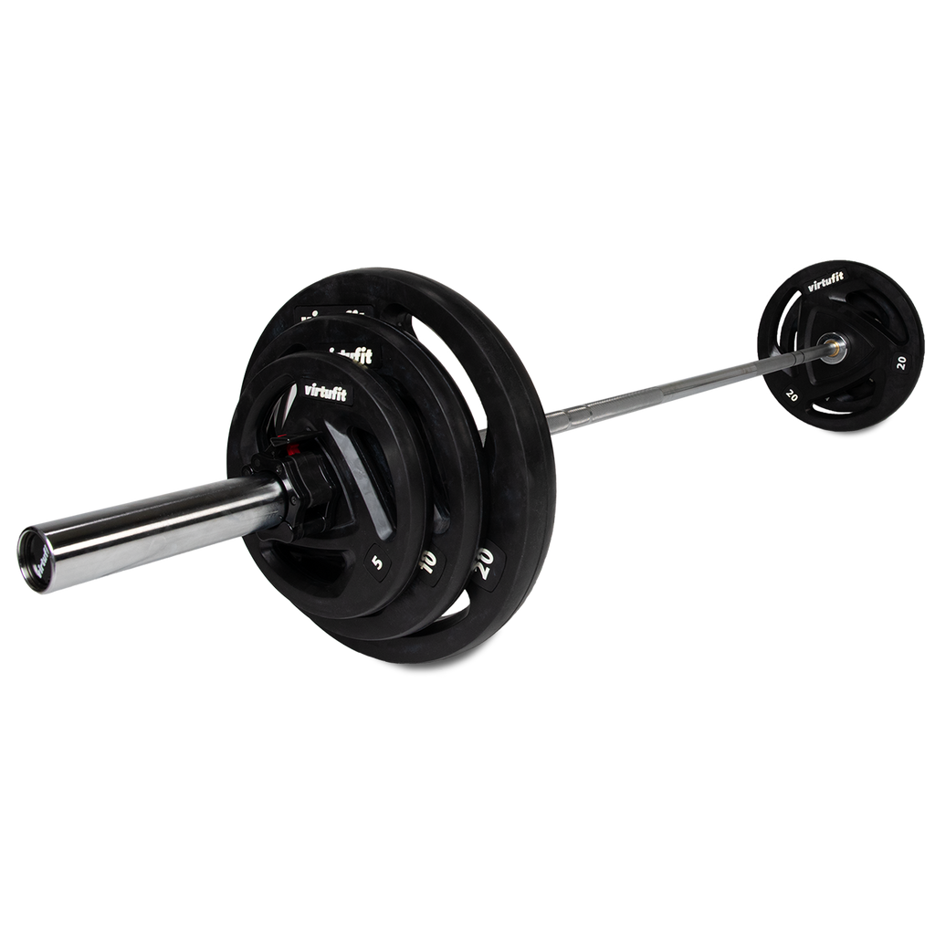 VirtuFit Olympic Rubber Dumbbell Set - 90 kg