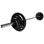 VirtuFit Olympic Rubber Dumbbell Set - 90 kg