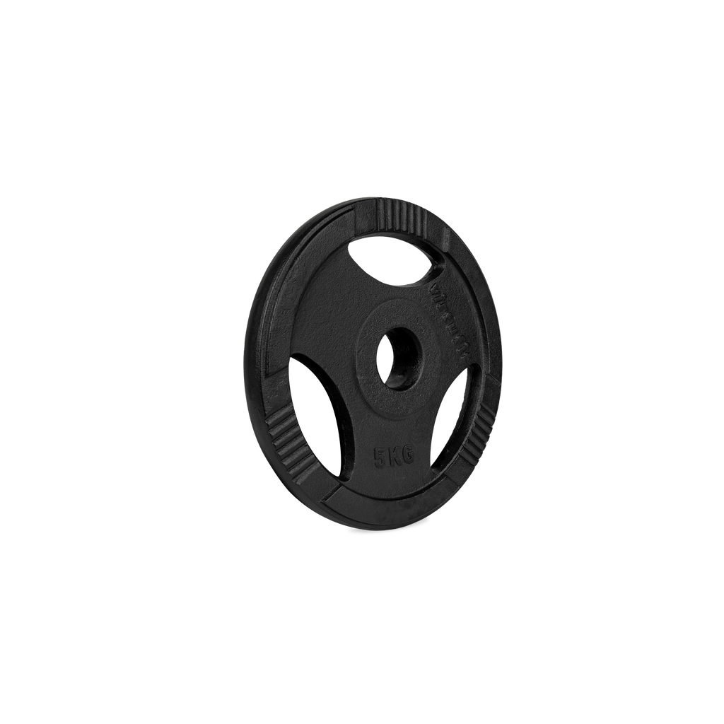 VirtuFit Disque d'Haltère Olympique en Fonte - 50 mm - 5 kg