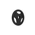 VirtuFit Disque d'Haltère Olympique en Fonte - 50 mm - 5 kg