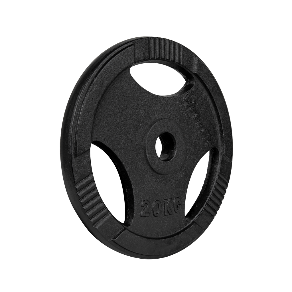 VirtuFit Disque d'Haltère Olympique en Fonte - 50 mm - 20 kg