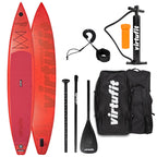 Virtufit Supboard Racer 381 - Rood - Inclusief accessoires en draagtas - Tweedekans