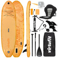 VirtuFit Supboard Cruiser 305 - Orange - Avec siège de kayak, accessoires et sac de transport