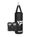 VirtuFit Boxing Set Junior - Set de boxe Junior - Sac de boxe et gants de boxe