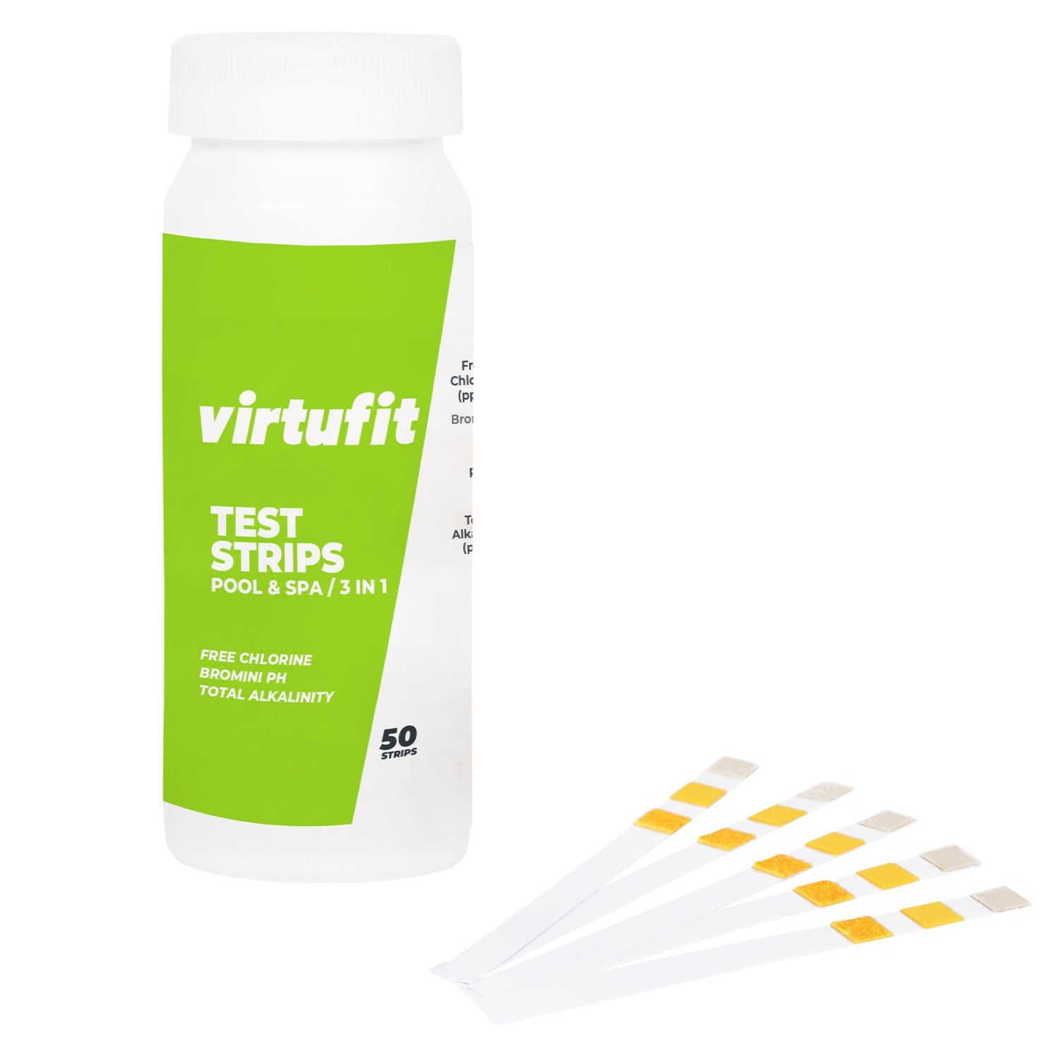 VirtuFit Zwembad Teststrips - 48 Stuks