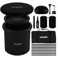 VirtuFit IJsbad XXL - 375 Liter - Antraciet - Inclusief accessoires - Tweedekans