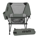 VirtuFit Camping Stoel Compact - Strandstoel  - Grijs - Tweedekans