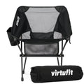 VirtuFit Camping Chair Compact - Chaise de plage - Noir