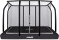 VirtuFit Premium Inground Trampoline avec Filet de Sécurité - Noir - 213 x 305 cm