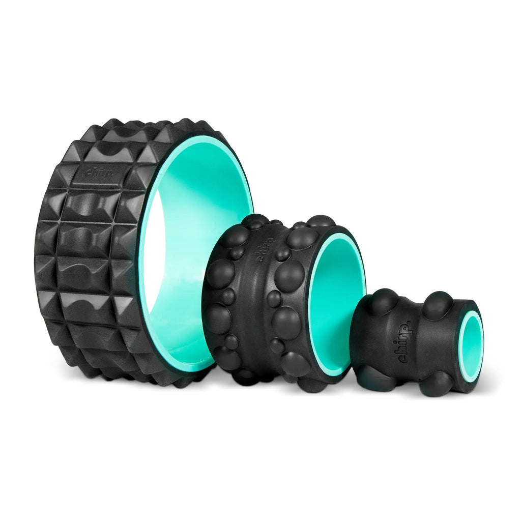 Chirp Wheel Rouleaux de massage XR - pack de 3 tailles