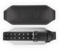 Gorilla Wear 6 Inch Padded Leather Lifting Belt - Noir/Noir