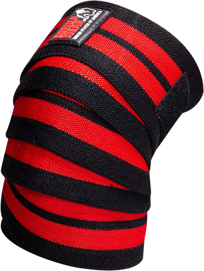 Gorilla Wear Knee Wraps - Noir/Rouge