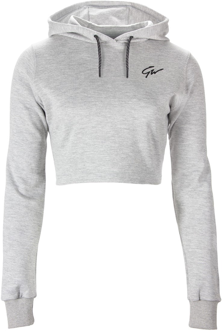 Gorilla Wear Pixley Crop Top Hoodie - Grijs