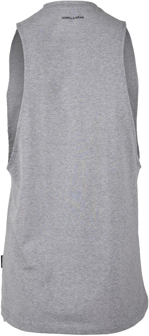 Gorilla Wear Cisco Drop Armhole Tank Top - Gris/Noir
