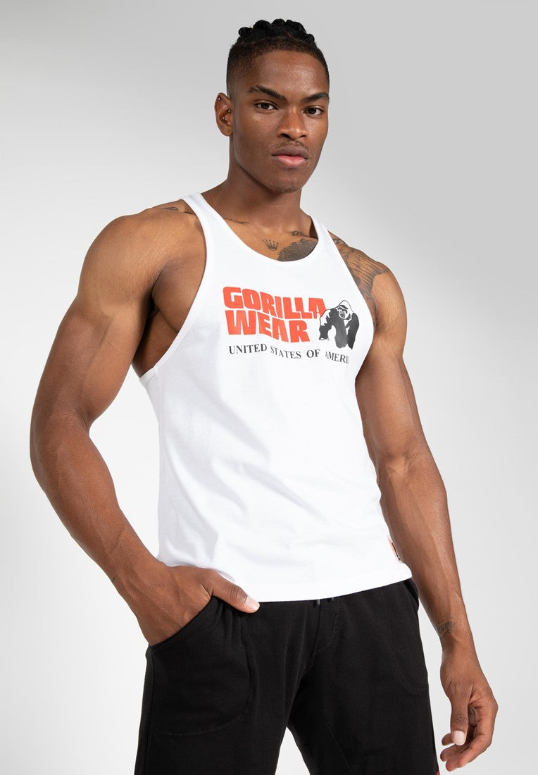 Gorilla Wear Classic Tank Top - Blanc