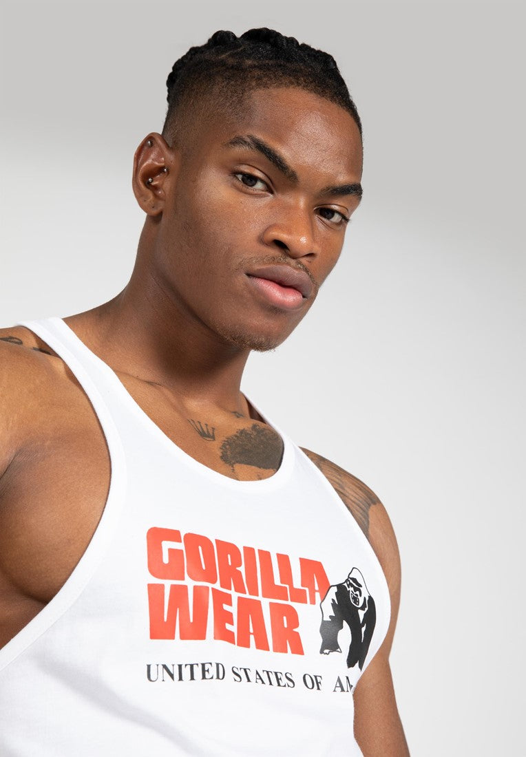 Gorilla Wear Classic Tank Top - Blanc