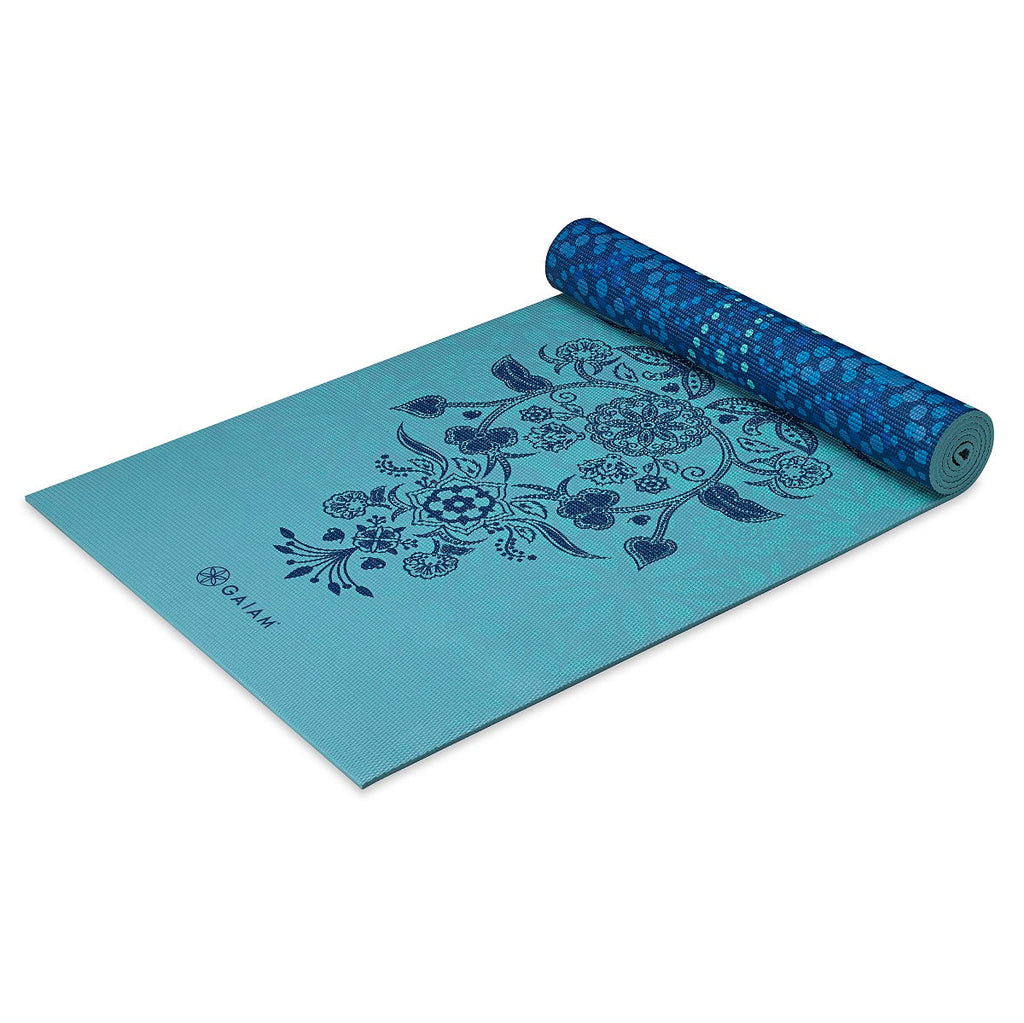 Gaiam Reversible Yoga Mat - 6 mm - Mystic Sky