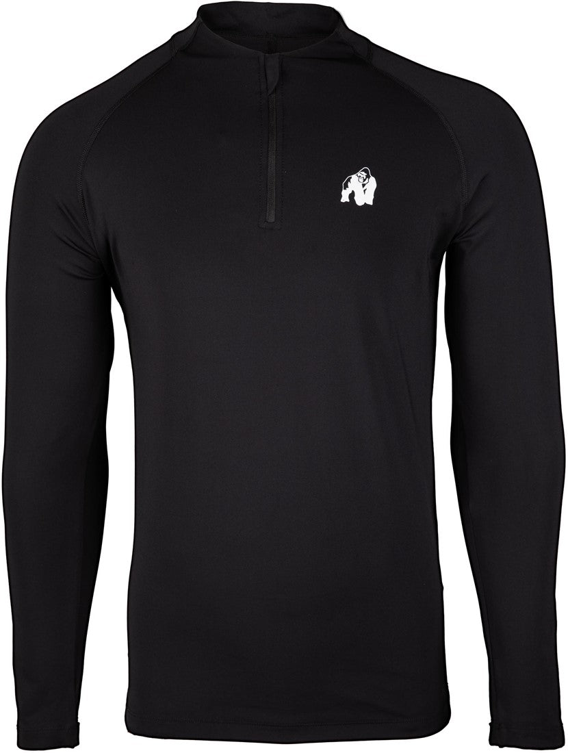Gorilla Wear Hamilton Hybrid Long Sleeve - Zwart
