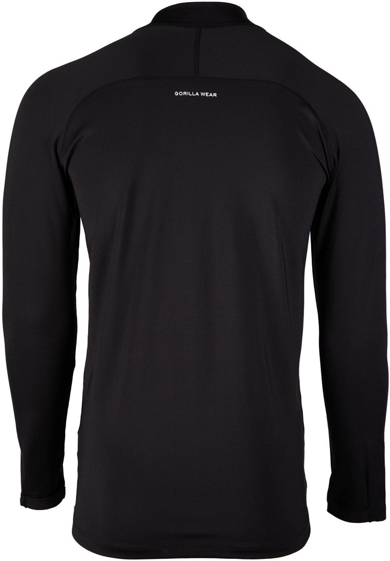 Gorilla Wear Hamilton Hybrid Long Sleeve - Zwart