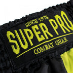 Super Pro Kids (Thai) Boxing Shorts Gorilla - Zwart/Geel