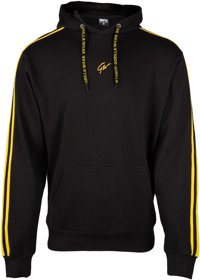 Gorilla Wear Banks Oversized Hoodie - Noir/Yellow