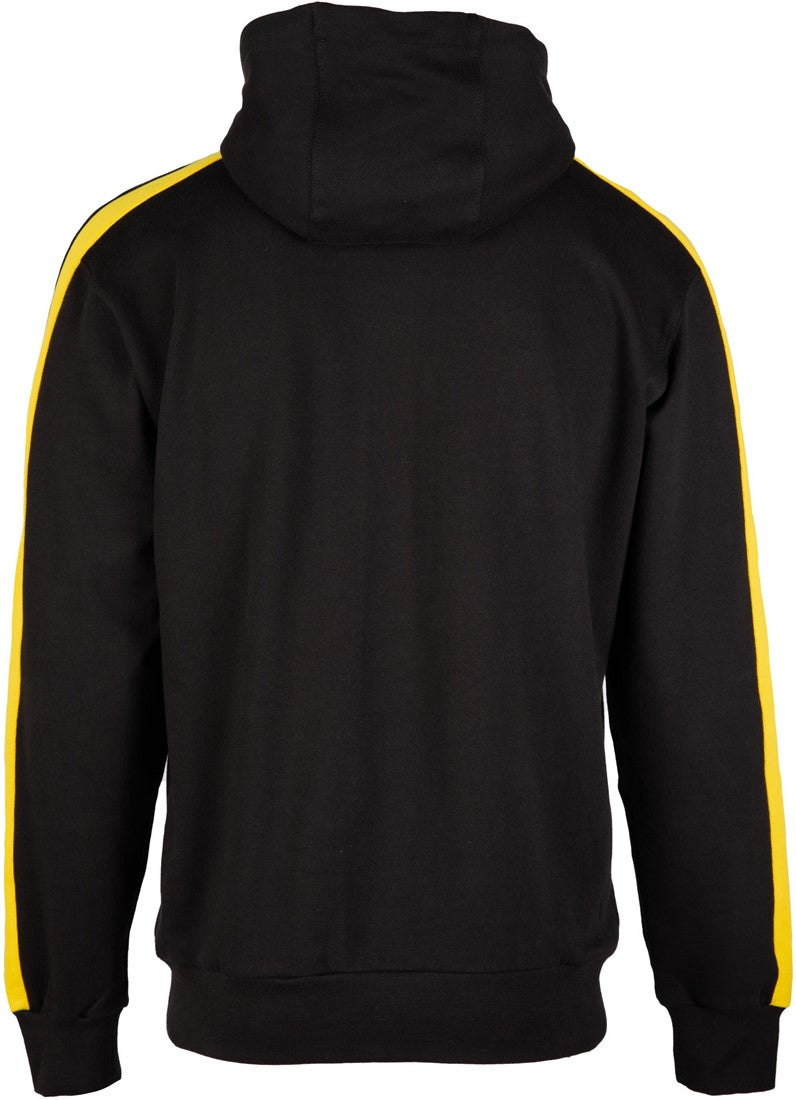 Gorilla Wear Banks Oversized Hoodie - Noir/Yellow