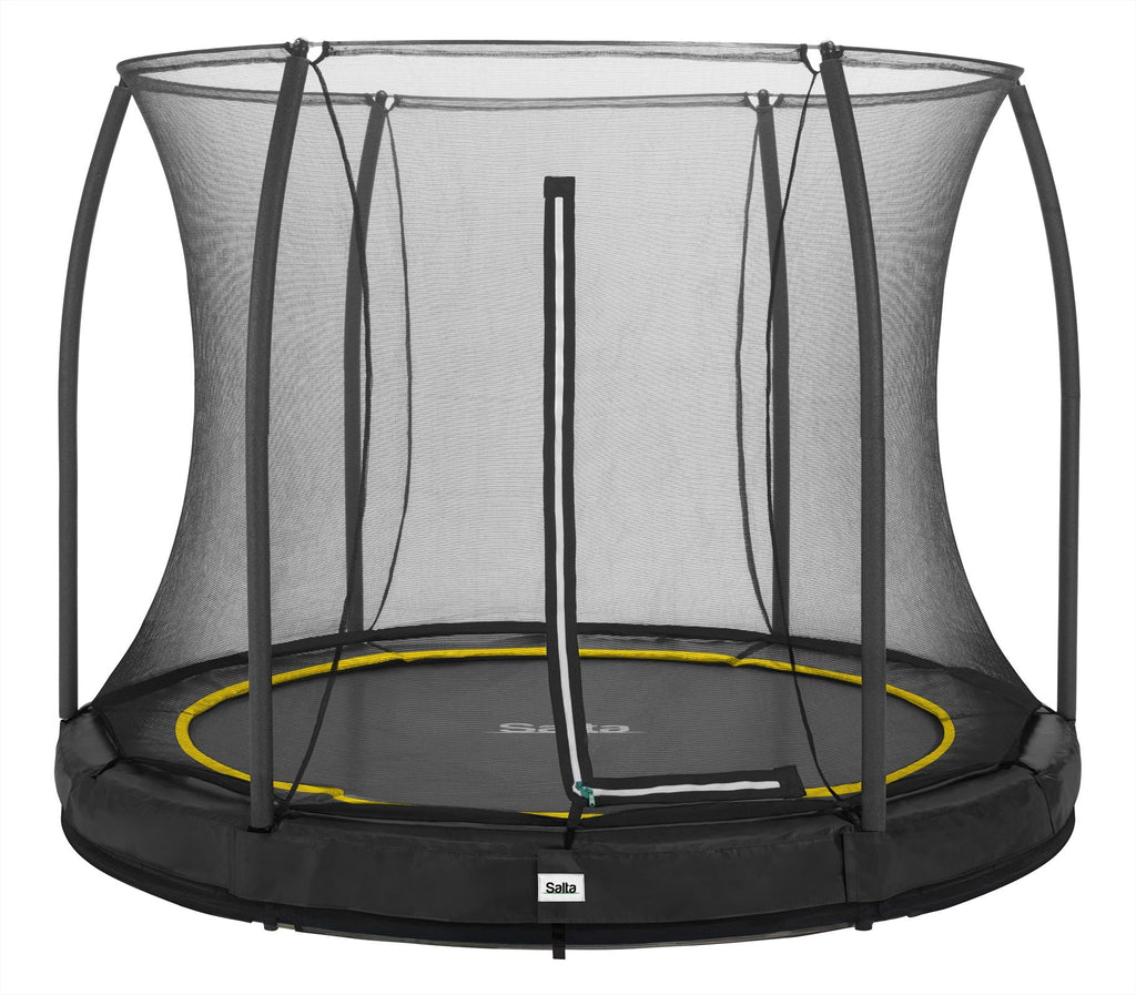 Salta Comfort Edition Ground Trampoline met Veiligheidsnet - 213 cm - Zwart