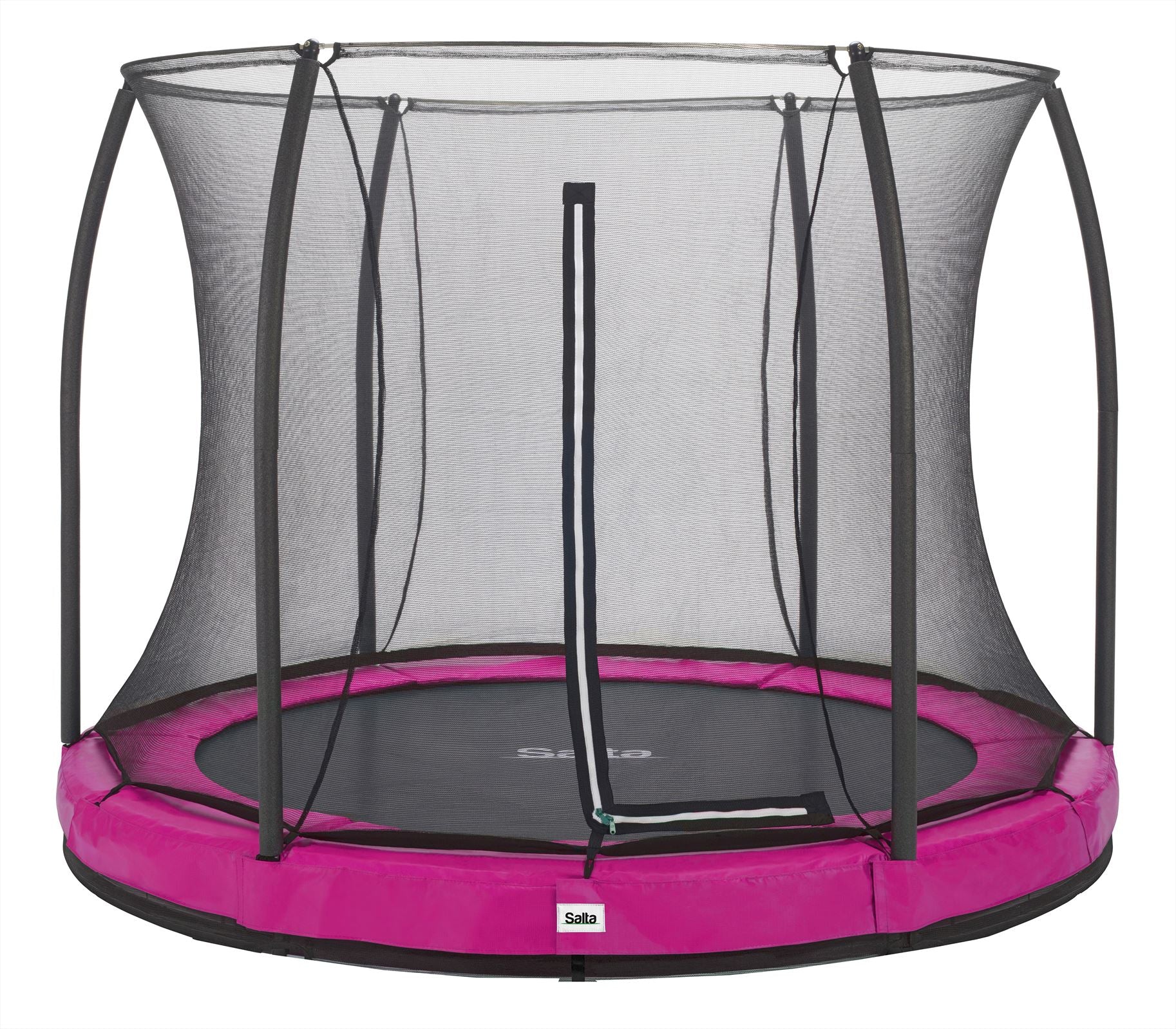 Salta Comfort Edition Ground Trampoline met Veiligheidsnet - 305 cm - Roze