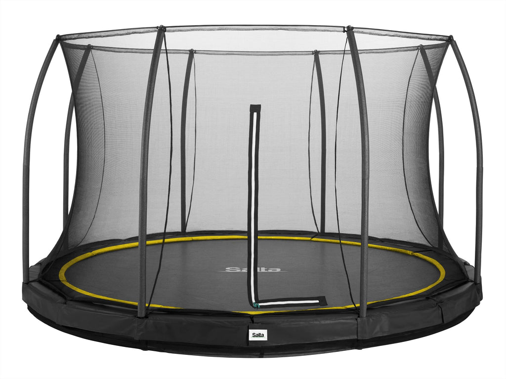 Salta Comfort Edition Ground Trampoline met Veiligheidsnet - 427 cm - Zwart